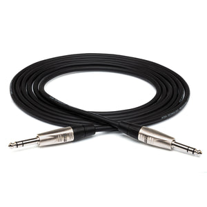 Hosa Pro Balanced Interconnect REAN 1/4" TRS to 1/4" TRS 3 ft.