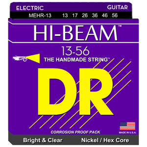 DR Hi-Beam MEHR-13 Nickel-Plated Steel Hex Core Electric Strings Mega - Heavy  13-56