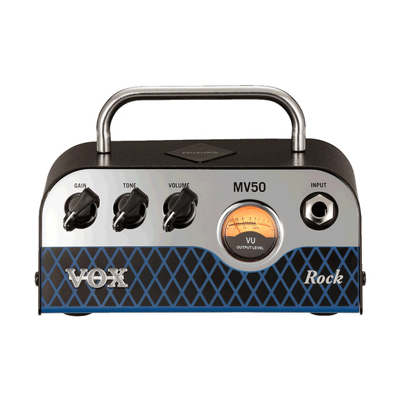 Vox MV50CR 50W Valve NuTube Mini Head Single Channel Amplifier - Classic Rock