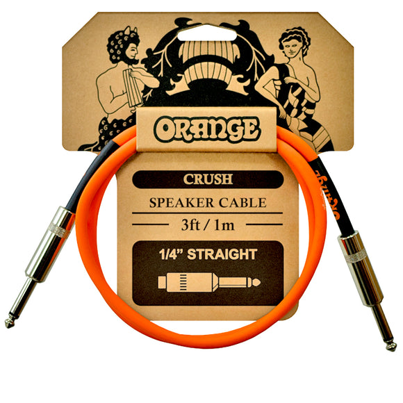 Orange Crush 3ft Speaker Cable Jack to Jack