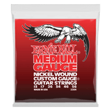 Ernie Ball Nickel Wound Custom Gauge Electric Guitar Strings - Medium .013-.056