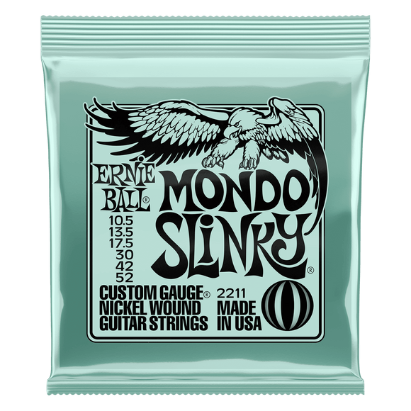 Ernie Ball Nickel Wound Mondo Slinky 10.5 -52 Electric Strings Ernie Ball