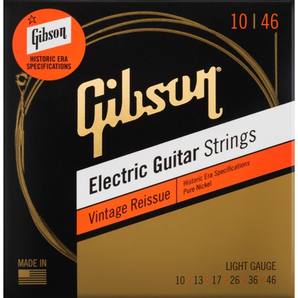 Gibson Vintage Reissue Electric Guitar Strings - Light 10-46