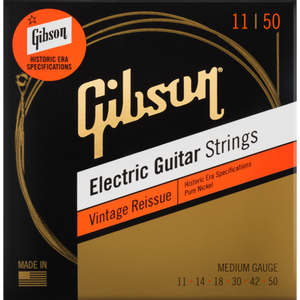 Gibson Vintage Reissue Electric Guitar Strings - Medium 11-50