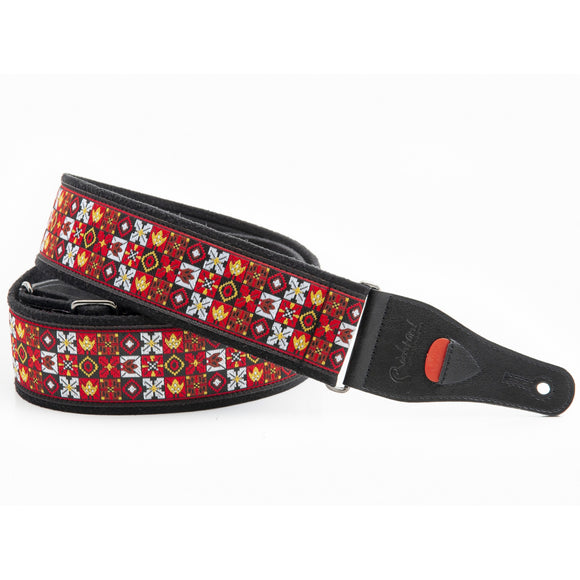 Right On! Straps Steady Standard Plus Legend JH Red Guitar Strap