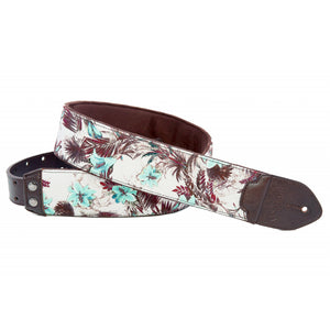 Right On! Straps Steady Funky Maui Teal Guitar Strap
