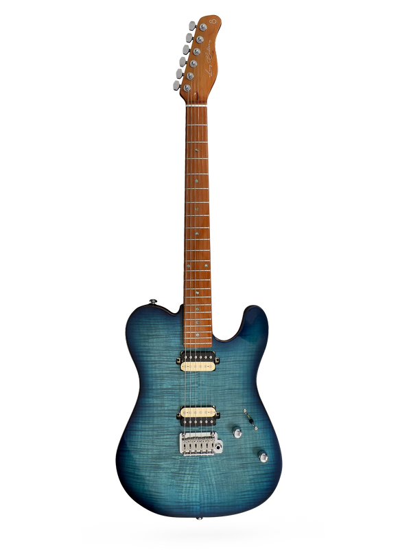 Sire T7 Larry Carlton Electric Guitar, Transparent Blue