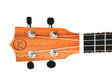 Twisted Wood Guitars TO-100S Original Soprano Ukulele Laminate Mahogany w/rope binding - padded gig bag