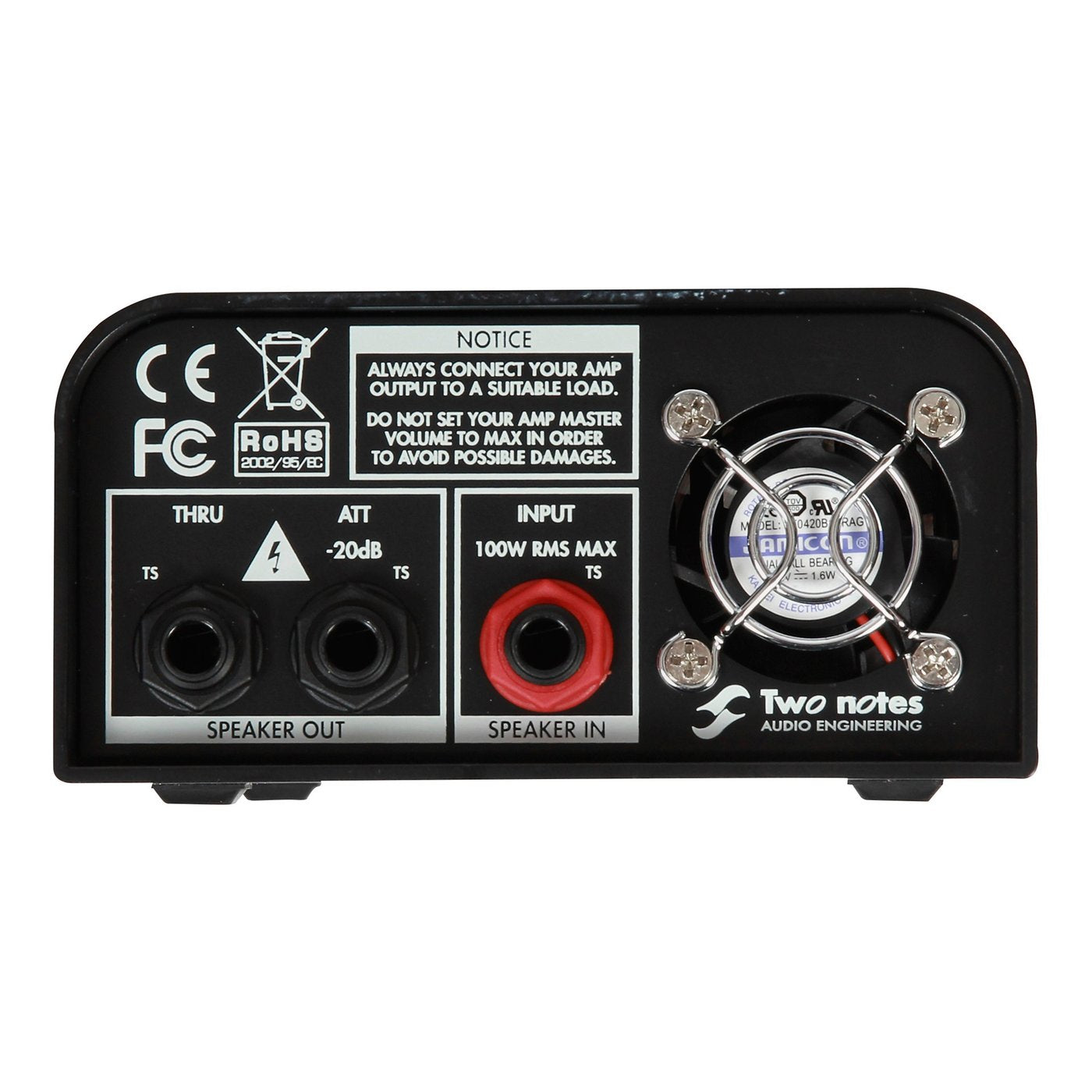 Two Notes Torpedo Captor 16 Ohm Reactive Loadbox DI, Attenuator