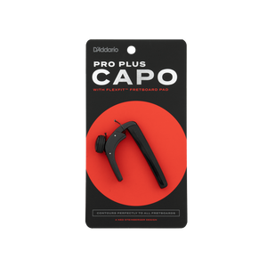 D'Addario Pro Plus Capo With FlexFit Technology, Black