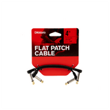D’Addario’s Custom Series 4" Flat Patch Cables, 2-Pack,