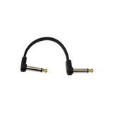 D’Addario Custom Series 4" Flat Offset Patch Cables, 2-Pack,