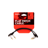D’Addario Custom Series 6" Flat Patch Cables, 2-Pack,
