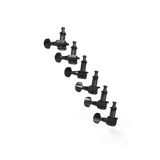 D'Addario Auto Trim Tuning Machines - / 6 In-Line Black