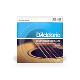 D'Addario EJ16 Phosphor Bronze Acoustic Strings, Light 12-53