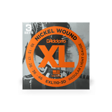D'Addario EXL110 Nickel Wound Electric Guitar Strings 3 Pack - Regular Light, 10-46