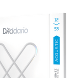 D'Addario XS Phosphor Bronze Acoustic Strings - Light, 12-53