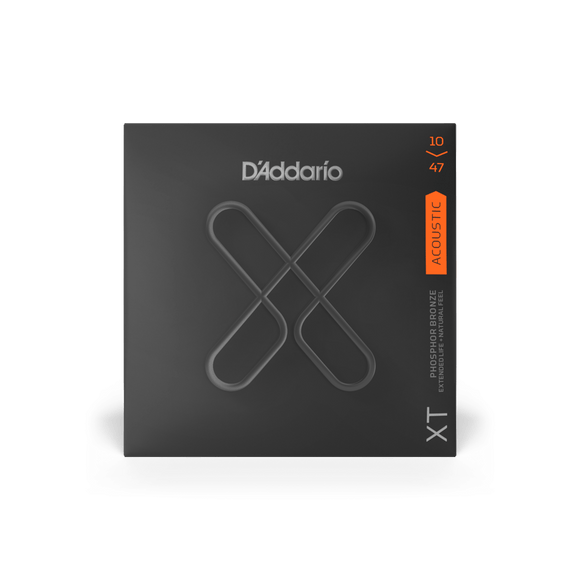 D'Addario XT Phosphor Bronze Acoustic Strings - Extra Light 10-47