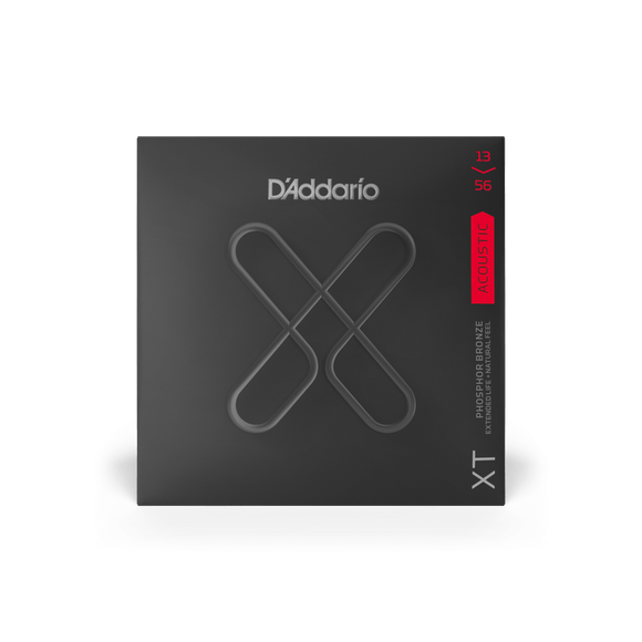 D'Addario XT Phosphor Bronze Acoustic Strings - Medium Bottom 13-56
