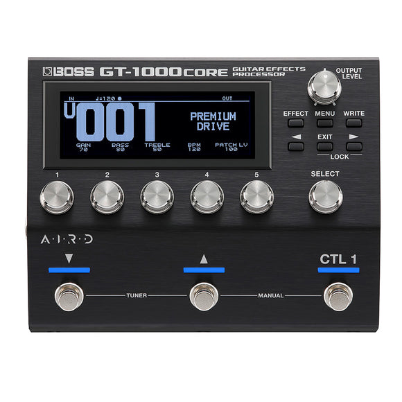 boss gt 1 expression pedal BOSS GT-1 Guitar Effects Processor – Oxbow Audio Lab