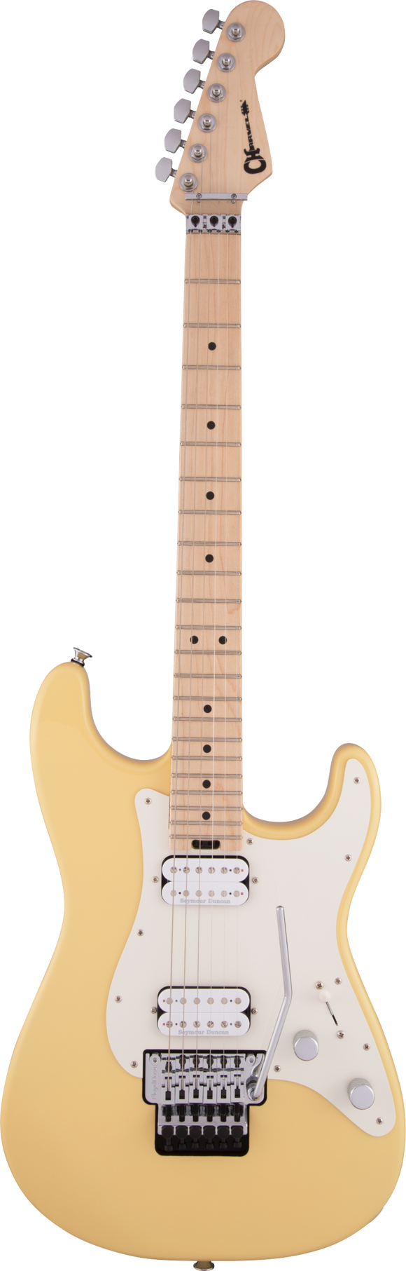 Charvel Pro-Mod So-Cal Style 1 HH FR M, Maple Fingerboard, Vintage White