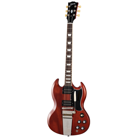 Gibson SG Standard Faded '61 Maestro Vibrola Electric Guitar- Vintage Cherry