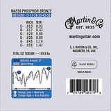 Martin MA550PK3 Phosphor Bronze Acoustic Strings Light 13-56 X3 Sets