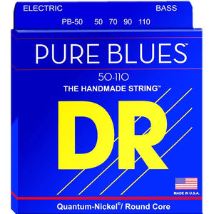 DR PB-50 Pure Blues Quantum-Nickel Bass Strings 50-110
