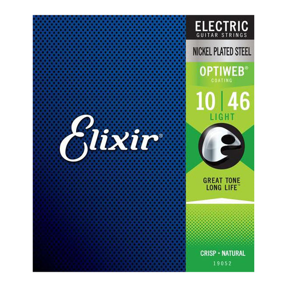 Elixir Electric Guitar Strings OPTIWEB Coating, Light 10-46