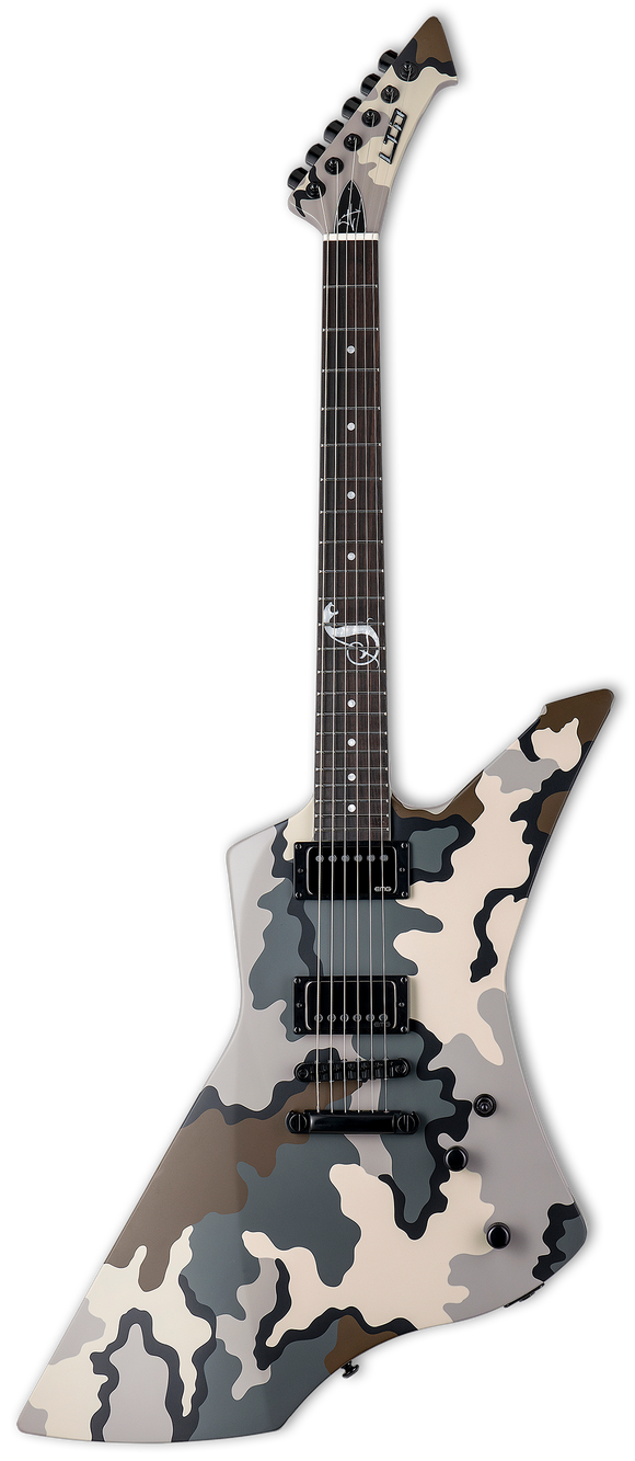 ESP Guitars LTD James Hetfield Snakebyte Signature with Case - Kuiu Camo Satin