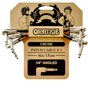 Orange Crush 6" Patch Cable 3 Pack