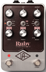 Universal Audio UAFX Ruby '63 Top Boost Amplifier