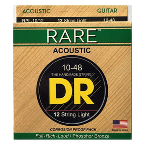 DR RPL-10 RARE Acoustic Strings - Extra Lite, 10-48