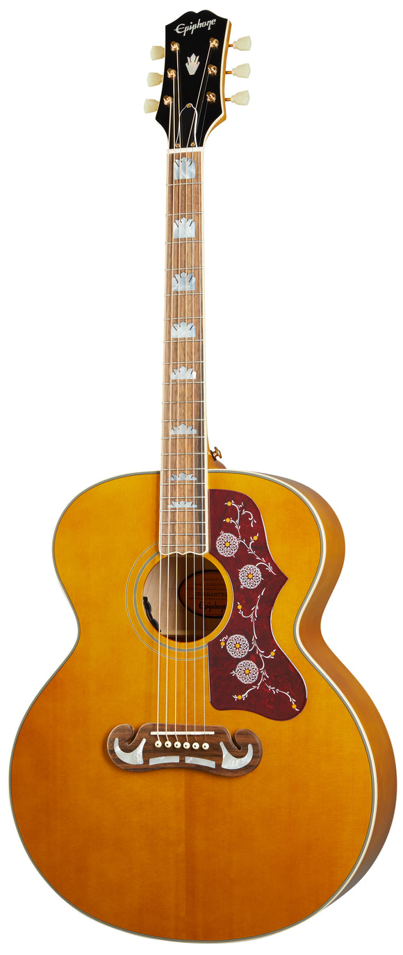 Epiphone Inspired By Gibson Masterbilt J-200 - Aged Antique Natural Gloss